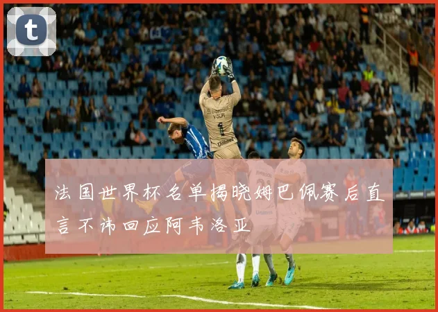 法国世界杯名单揭晓姆巴佩赛后直言不讳回应阿韦洛亚
