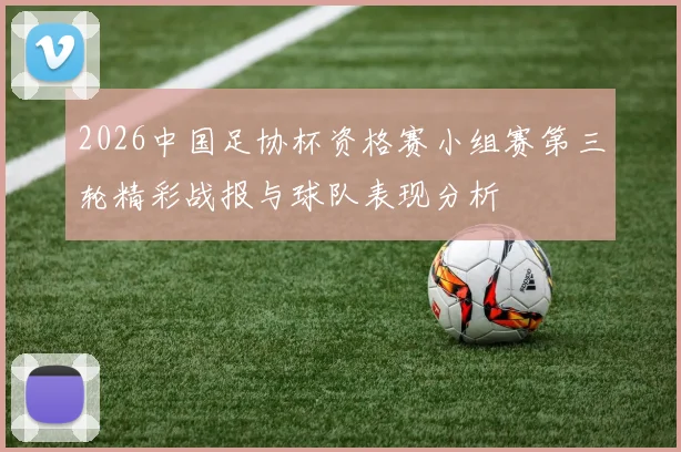 2026中国足协杯资格赛小组赛第三轮精彩战报与球队表现分析